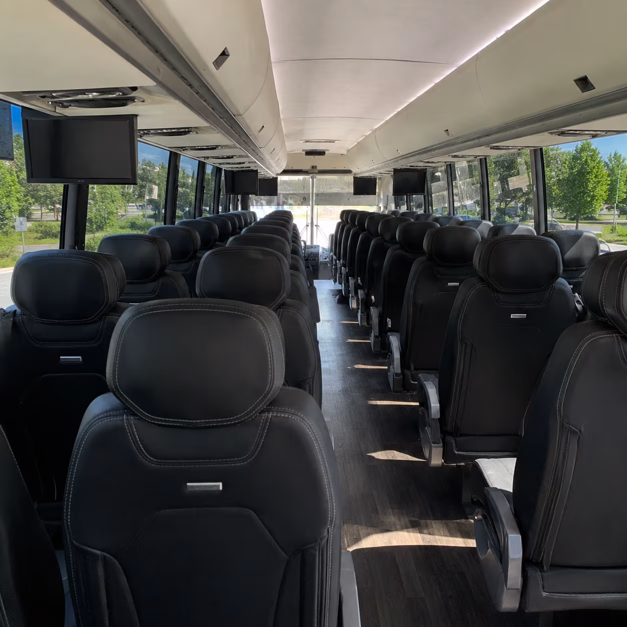 colorado springs charter bus interior