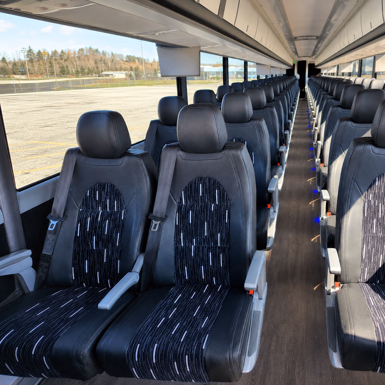 moving a larger prom group charter buses and minibuses are available too
