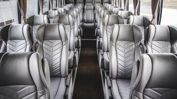 56 passenger charter bus interior aurora