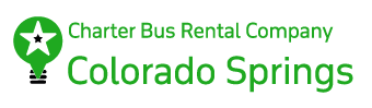 charter bus rental company colorado springs logo